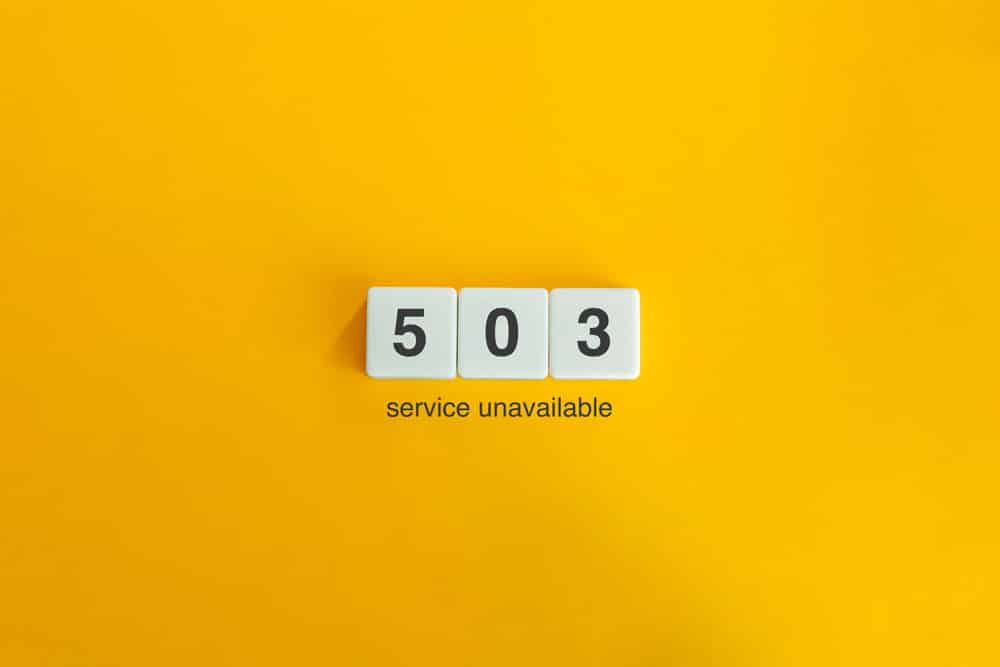 b-hyve 503 service not available