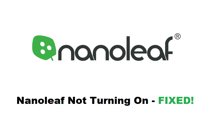nanoleaf not turning on