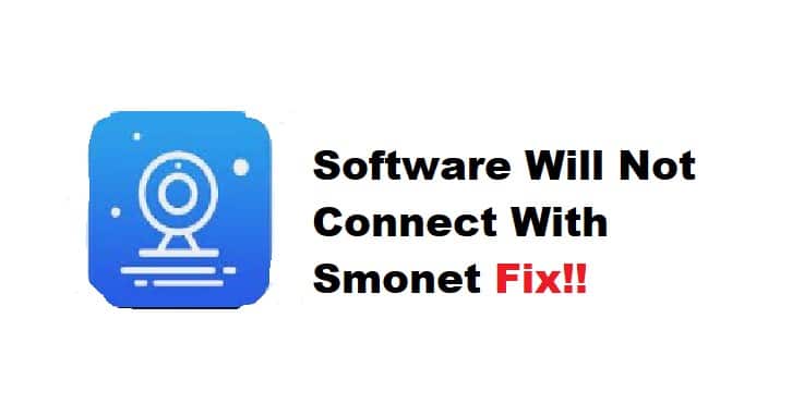 eseecloud software will not connect with my smonet system