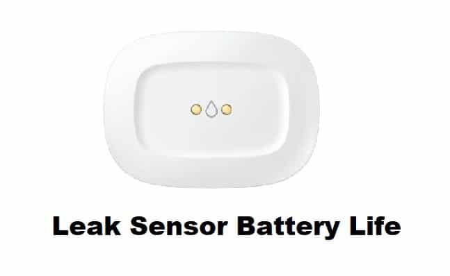 samsung water leak sensor battery life