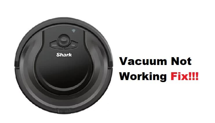 Shark Robot Vacuum Not Working