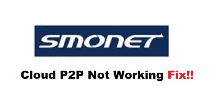 smonet cloud p2p not working