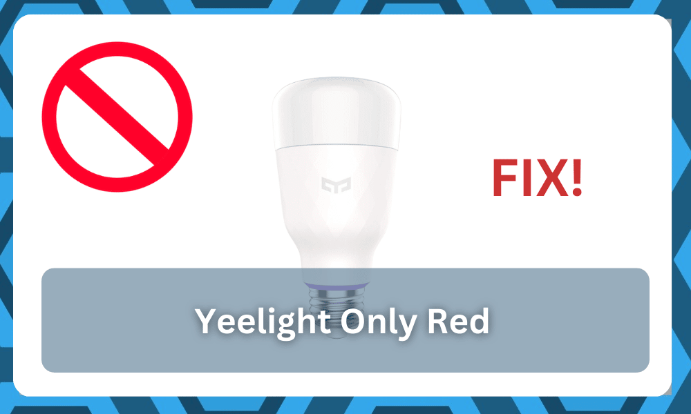 yeelight only red