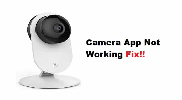 Yi Camera App not Working