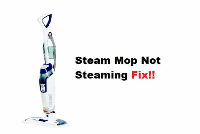 bissell steam mop not steaming