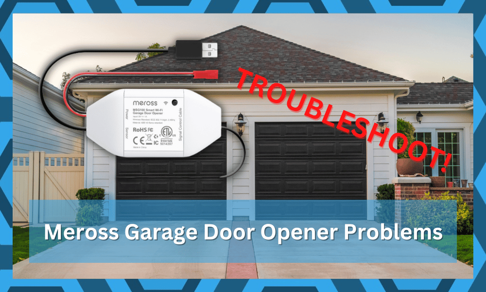 common meross garage door opener problems troubleshooting