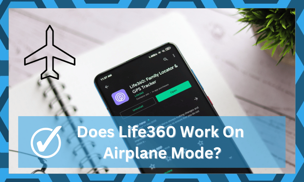does life360 work on airplane mode