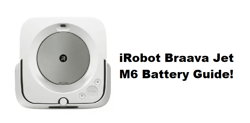 irobot braava jet m6 battery