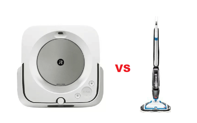 irobot braava jet m6 vs bissell spinwave