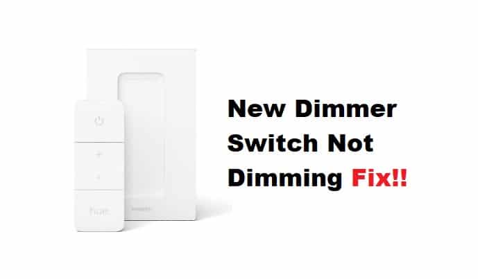 new dimmer switch not dimming