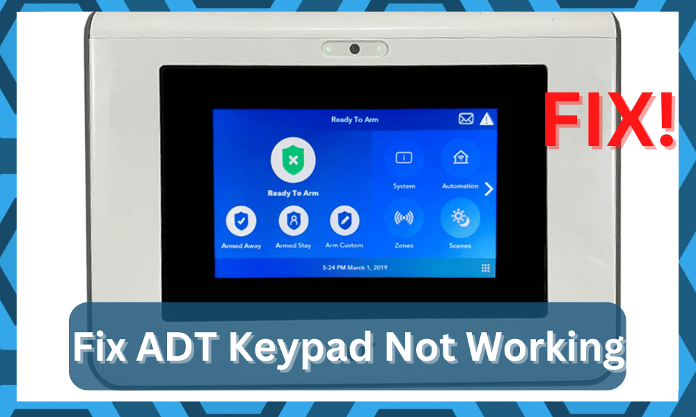 ADT Keypad not working