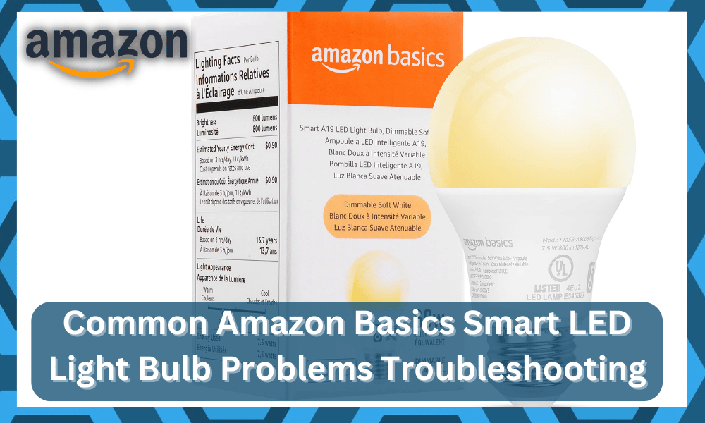 common amazon basics smart LED light bulb problems troubleshooting