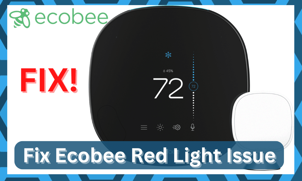 ecobee red light