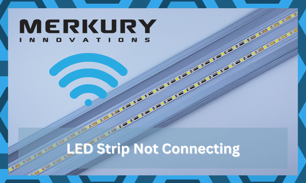 merkury led strip not connecting