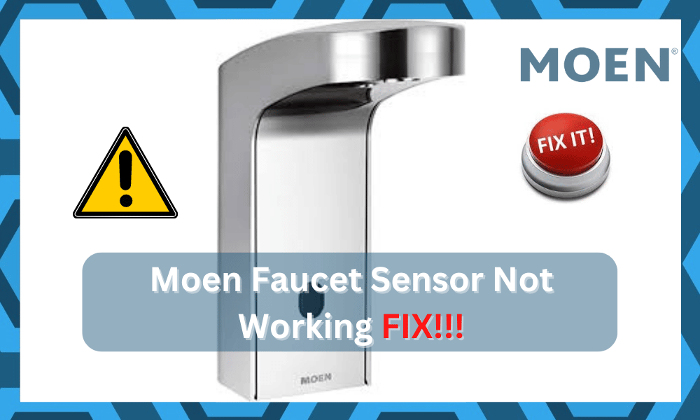 moen faucet sensor not working