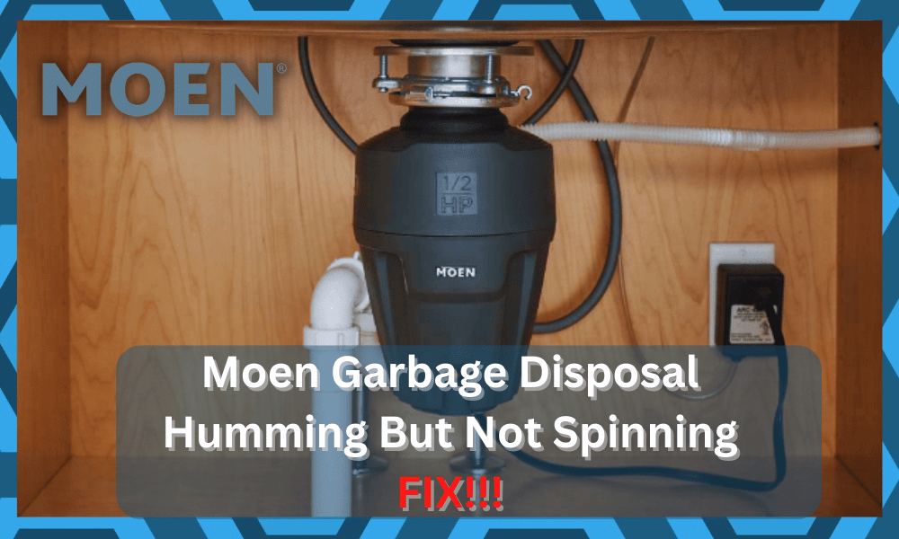 moen garbage disposal humming but not spinning