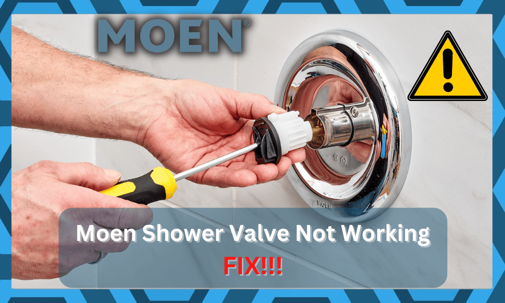moen shower valve not working