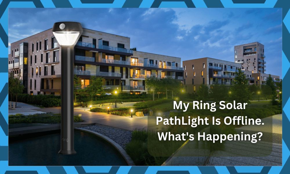 ring solar pathlight offline