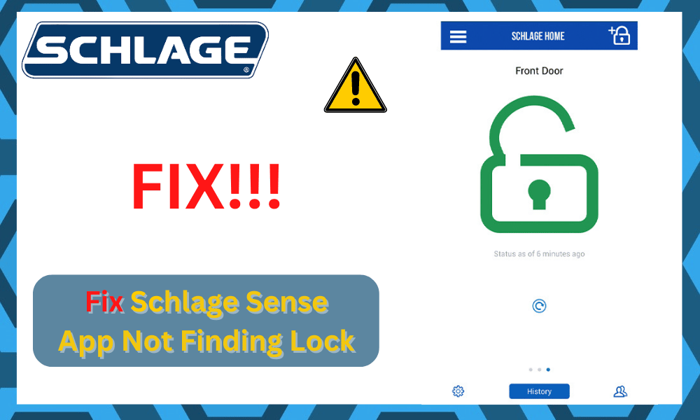 Schlage Sense App Not Finding Lock