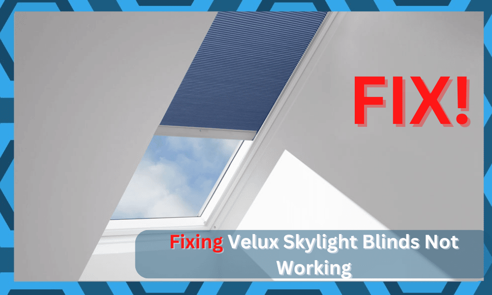 velux skylight blinds not working