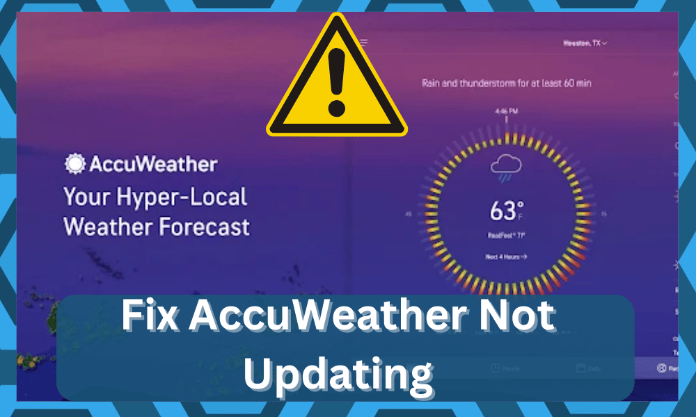 accuweather not updating