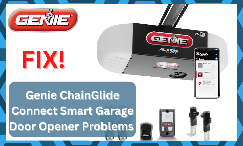 common genie chainglide connect smart garage door opener problems troubleshooting