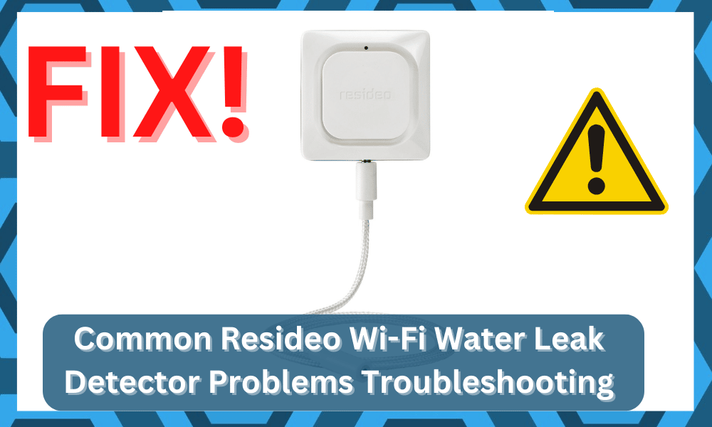 common resideo wifi water leak detector problems troubleshooting