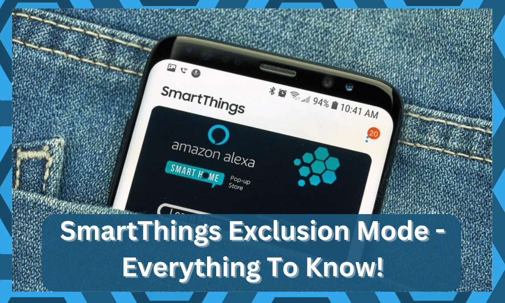smartThings exclusion mode
