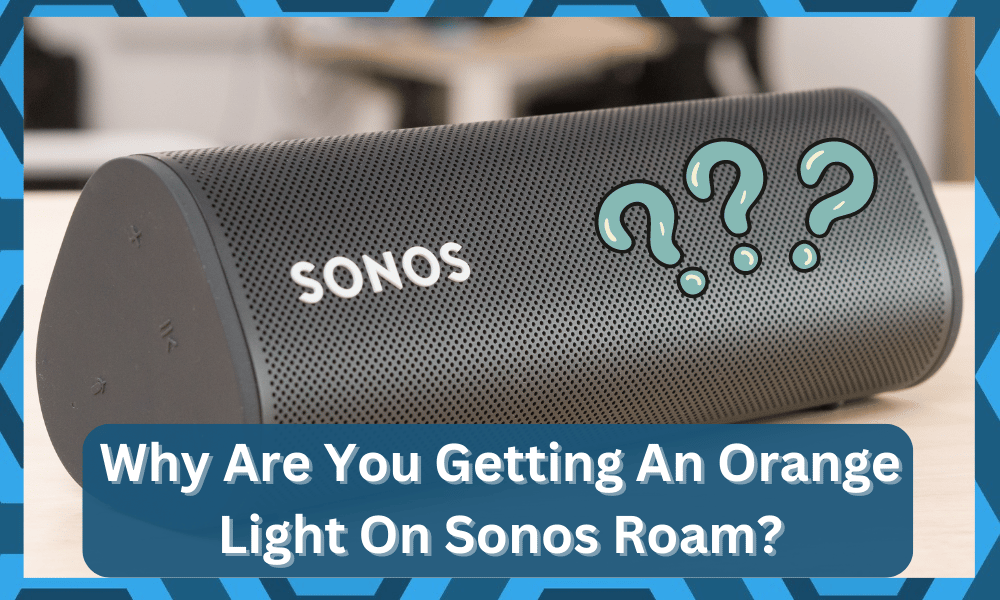 sonos roam orange light