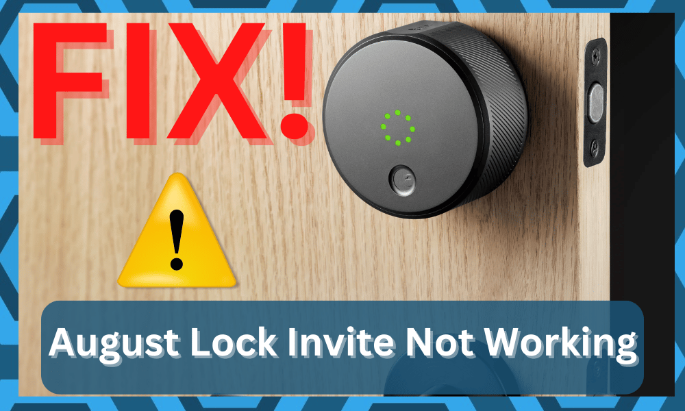 august lock invite not working