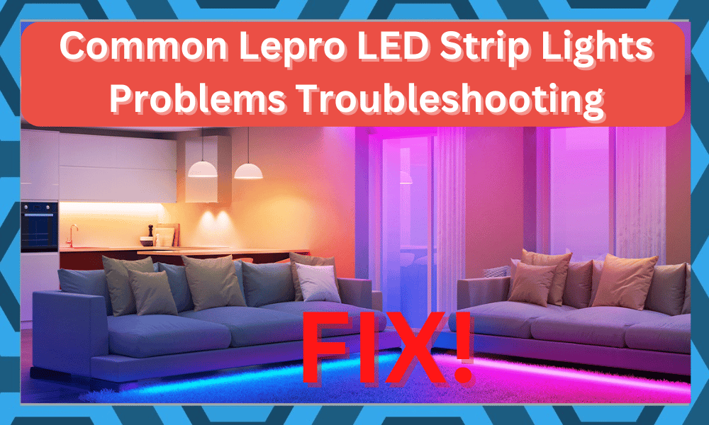 common Lepro LED Strip Lights problems troubleshooting