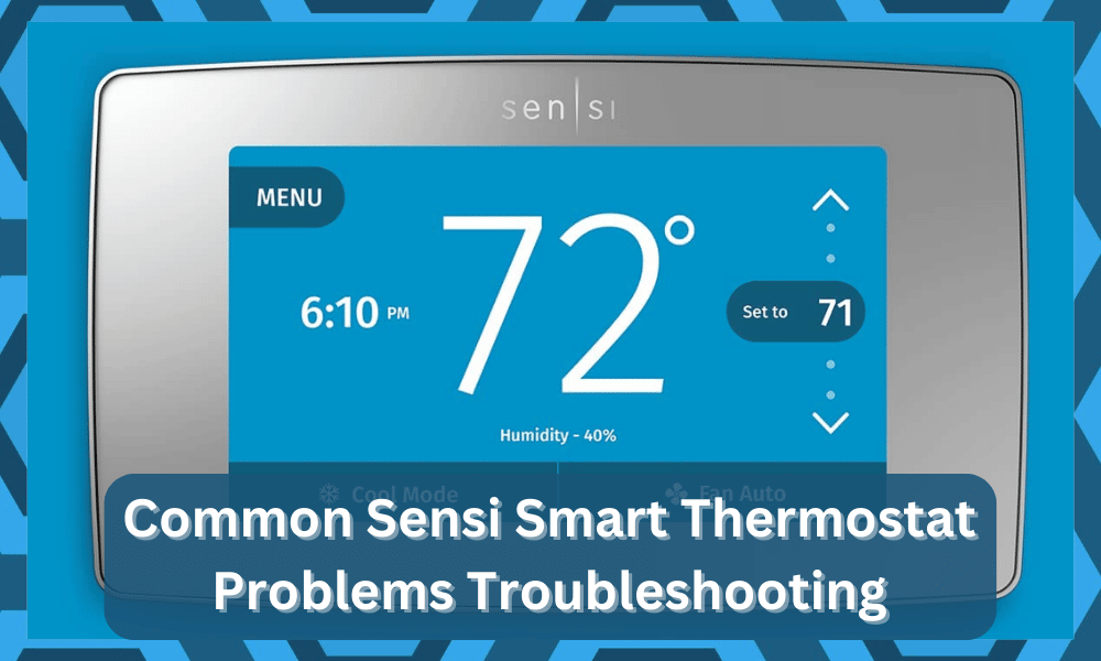 common sensi smart thermostat problems troubleshooting