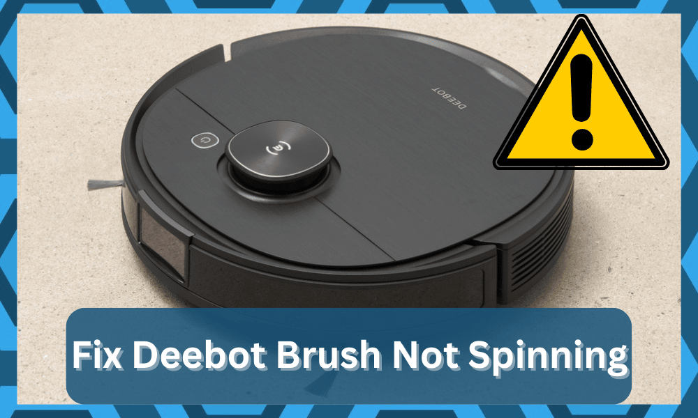 deebot brush not spinning