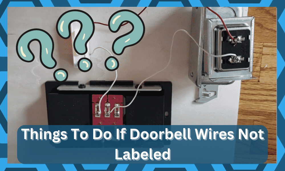 doorbell wires not labeled