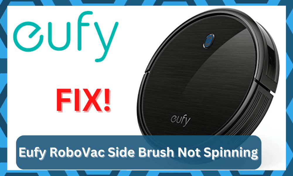 eufy robovac side brush not spinning