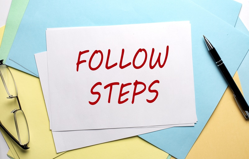 follow steps