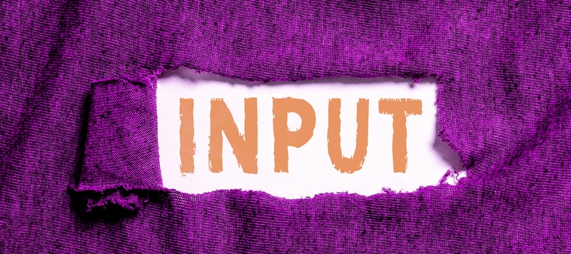 input