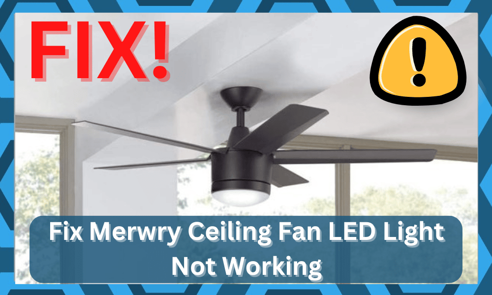 merwry ceiling fan led light not working