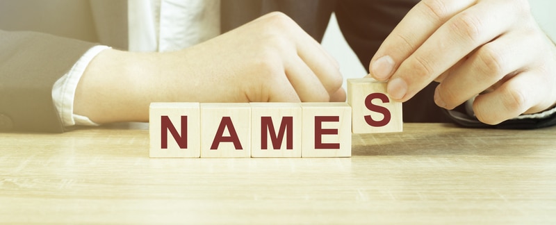 names