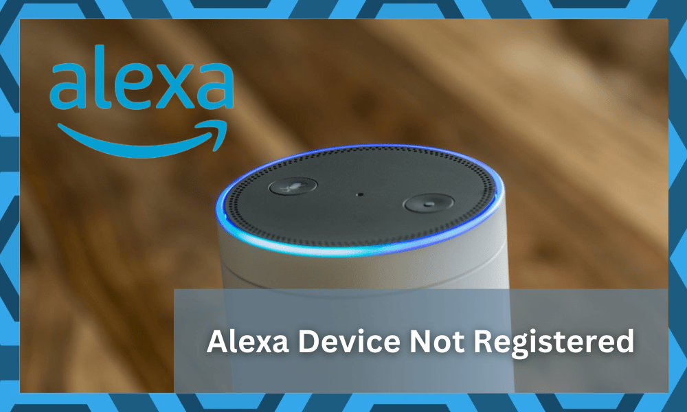 alexa device not registered