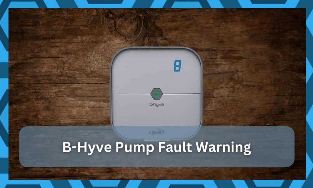 b hyve pump fault warning