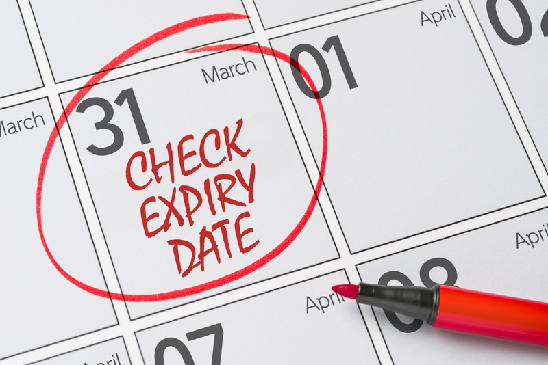 expiry date