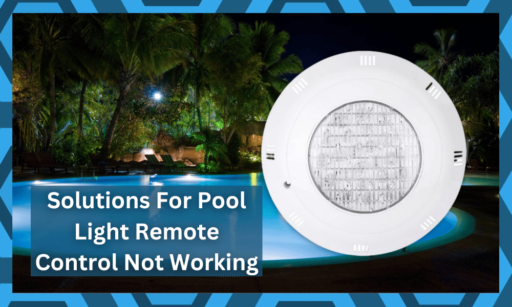 pool light remote control not working