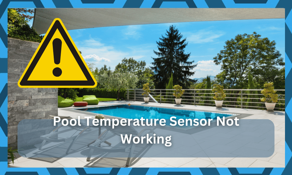 pool temperature sensor not working
