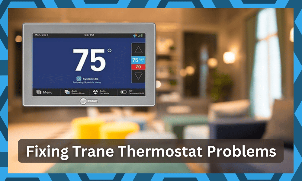 trane thermostat problems