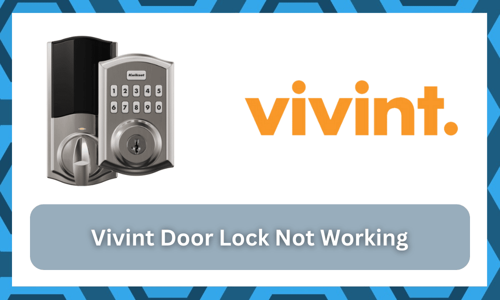 vivint door lock not working