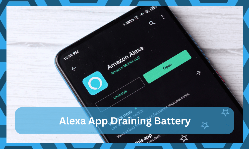 alexa app draining battery