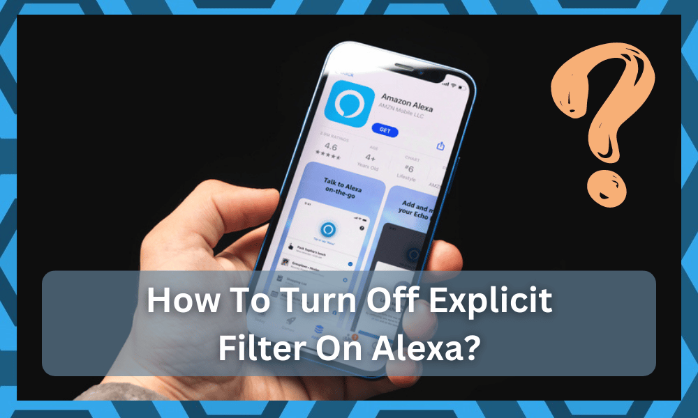 how to turn off explicit filter on alexa