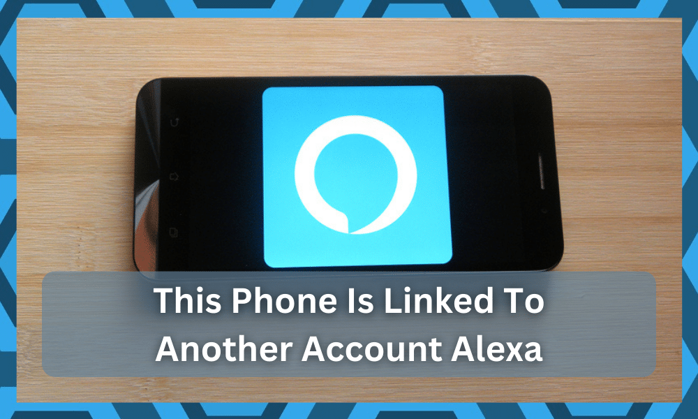 this phone number is linked to another account alexa
