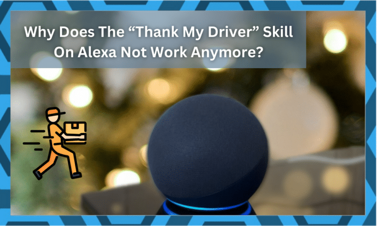 Why “Thank My Driver” Is Not Working On Your Alexa Anymore - DIY Smart ...